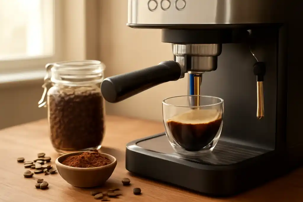 Editorial photograph related to bottomless portafilter compatibility