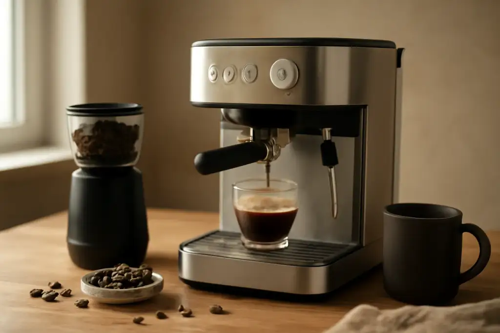 Editorial photograph related to slow espresso pour fix