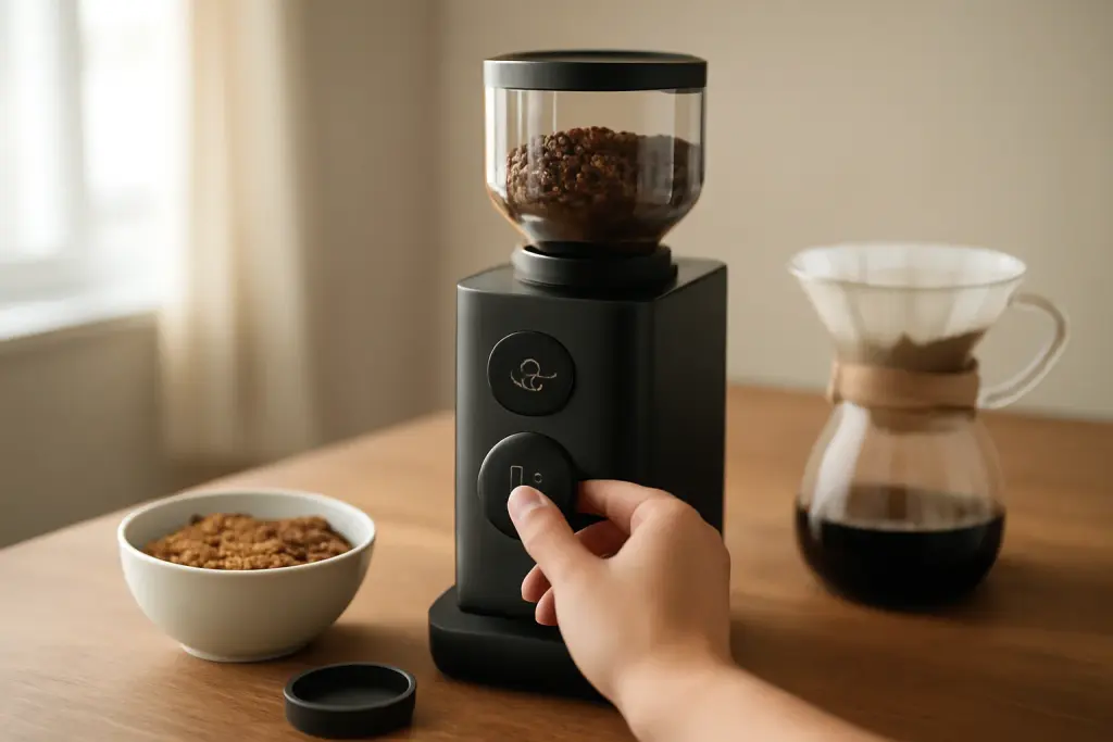 Editorial photograph related to grinder zero point calibration