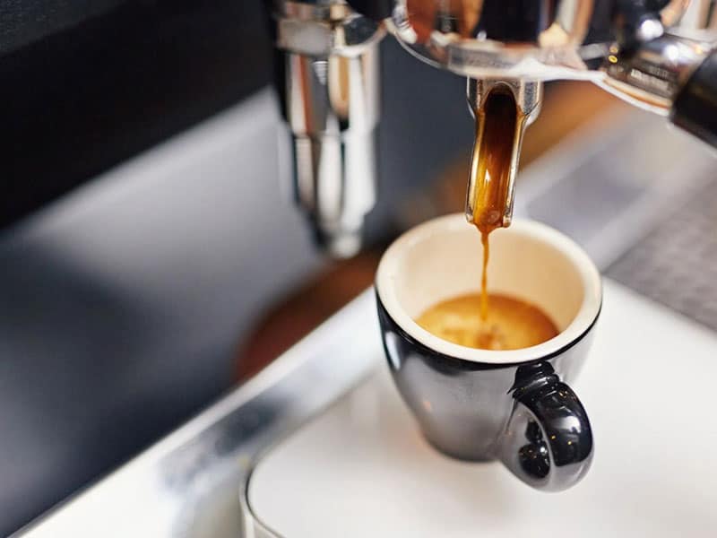 Espresso caffeinated beverages